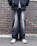 pore washed black jeans