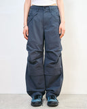 Dual cargo nylon wide pants