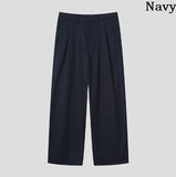 Izu brushed two-tuck slacks