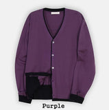 Port Layered V-Neck Cardigan