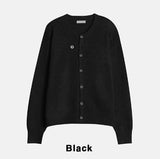 Mellow tone wool cardigan