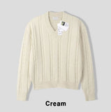 Beark Crop Cable Knit