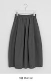 [BAONHAUS] Mitun Cut Banding Balloon Long Skirt