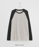 [Unisex] Teln Raglan Overfit Long Sleeve Tee