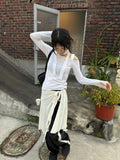 SCARF LONG SLEEVE TOP