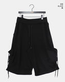 Movic Banding Pintuck Cargo Bermuda Pants