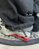 Pale Fold Damage Raw Denim