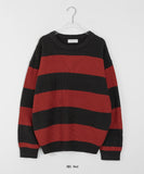 [unisex] Sunoi Stripe Over Knit