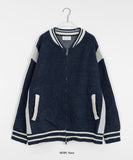 [unisex] Decoy varsity two-way knit over jacket