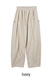 Denen Button Brushed Corduroy Pants
