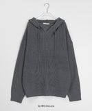 [unisex] Tomendi Over Knit Hoodie