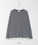 Kamiki stripe layered long sleeve tee