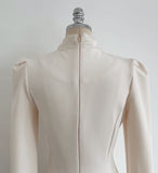 Roselle Tie Color Matching Flare One Piece