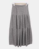 Buren Bocashi Long Flare Skirt