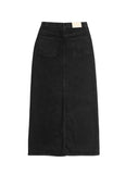 LENGTHY BLACK DENIM SK