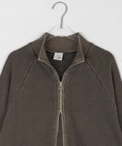 [BAONHAUS] Kiruru Pigment Zip-Up Jumper