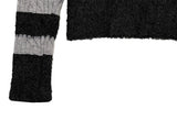 Dinky striped knit muffler set