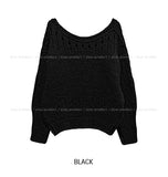 Kumo Cozy Punched Boat Neck Knit