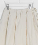 Hitch Flare Nylon Banding Midi Skirt