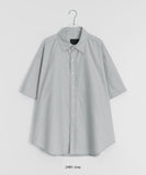 [unisex] Rimel Color Summer Over Short Sleeve Shirt