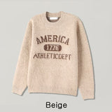 Soft Lettering Over Knit