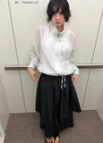 SHEER HIGH-NECK JUMPER