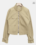 Quna Cotton Strap Two-Way Cotton Jacket
