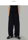 Snap button nylon pants