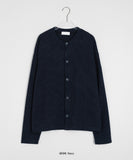 [unisex] Moenel Color Round Over Knit Cardigan