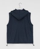 [BAONHAUS] Hyote Summer Dot Hood Vest