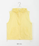 [unisex] Maoki Nylon String Over Hood Vest