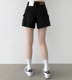Pocket Cargo Feminine Cotton Shorts