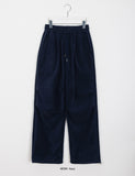 [unisex] Hoppen brushed banding fleece string parachute pants