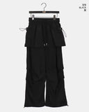 Nuka Two Way Nylon Parachute Skirt Pants