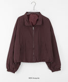 Linoe Nylon String Crop Wind Jumper