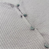 Modal Blend Material V-neck Long Sleeve Cardigan