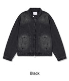 Shard biker denim jacket