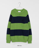 [unisex] Netoy Pocket Stripe Knit