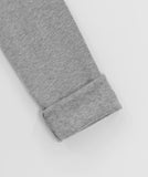 Achu Brushed Basic Round Long Sleeve Tee