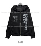Hess Knit Hooded Zip-up