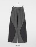 Daiki Banding String Color Matching Fleece Pants