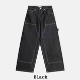 Cres Double Knee Carpenter Raw Denim Pants