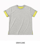 [unisex] Robben Color Matching Roll-up Short Sleeve Tee