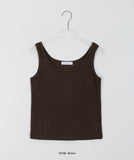 Saruya Color Basic Ribbed Sleeveless