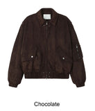 Rica Suede Quilted Flight Jumper