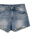 Perry Back Pocket Short Denim Shorts