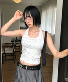 STAR HALTER SLEEVELESS