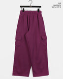 [Brushed Lining] Beams Wide Cargo Pile Training Pants