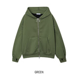 Flory Snap Two-Way Hooded Zip-Up