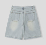 Sia Dyeing Washing Bermuda Denim Pants
